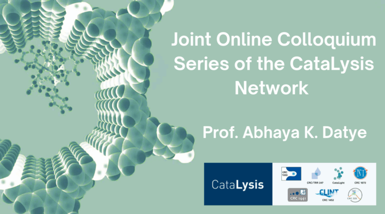 CataLysis – Joint Colloquium-Prof. Abhaya K. Datye