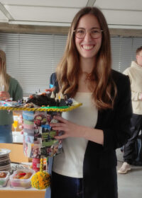 Charlotte Vogler at her doctoral defense