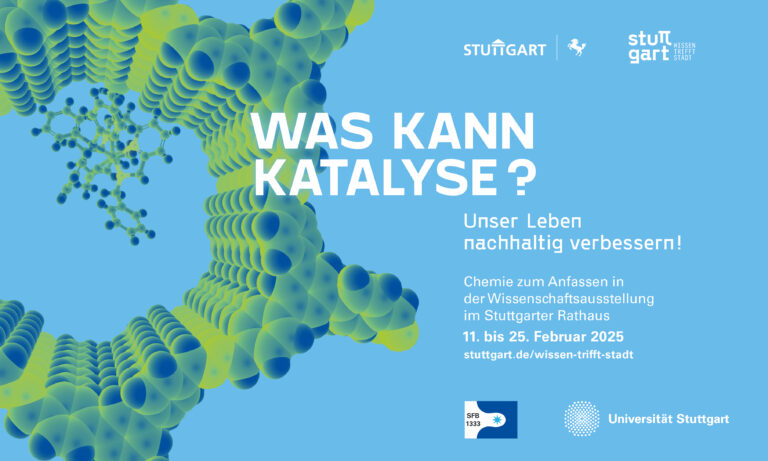 SFB 1333 Wissenschaftsausstellung “Was kann Katalyse? Unser Leben nachhaltig verbessern!”