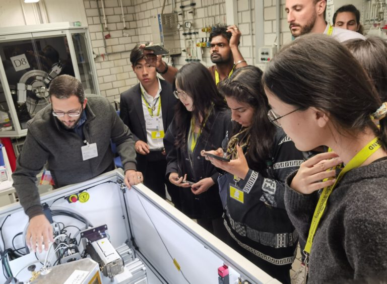 Photo of the Lindau Delegation at the University of Stuttgart