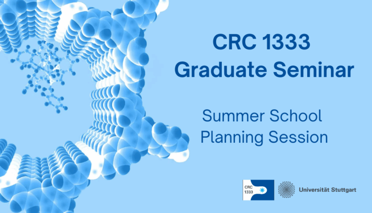 Graduate Seminar – Summer School Planning Session