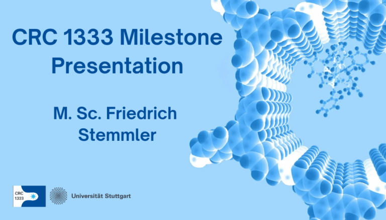 Milestone Presentation – M. Sc. Friedrich Stemmler