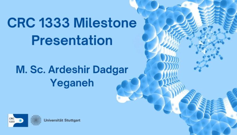 Milestone Presentation – M. Sc. Ardeshir Dadgar Yeganeh