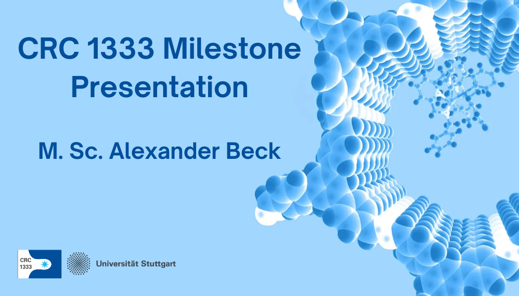 Milestone Presentation M.Sc. Alexander Beck
