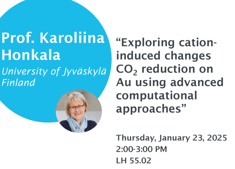 CRC 1333 Colloquium: Prof. Karoliina Honkala