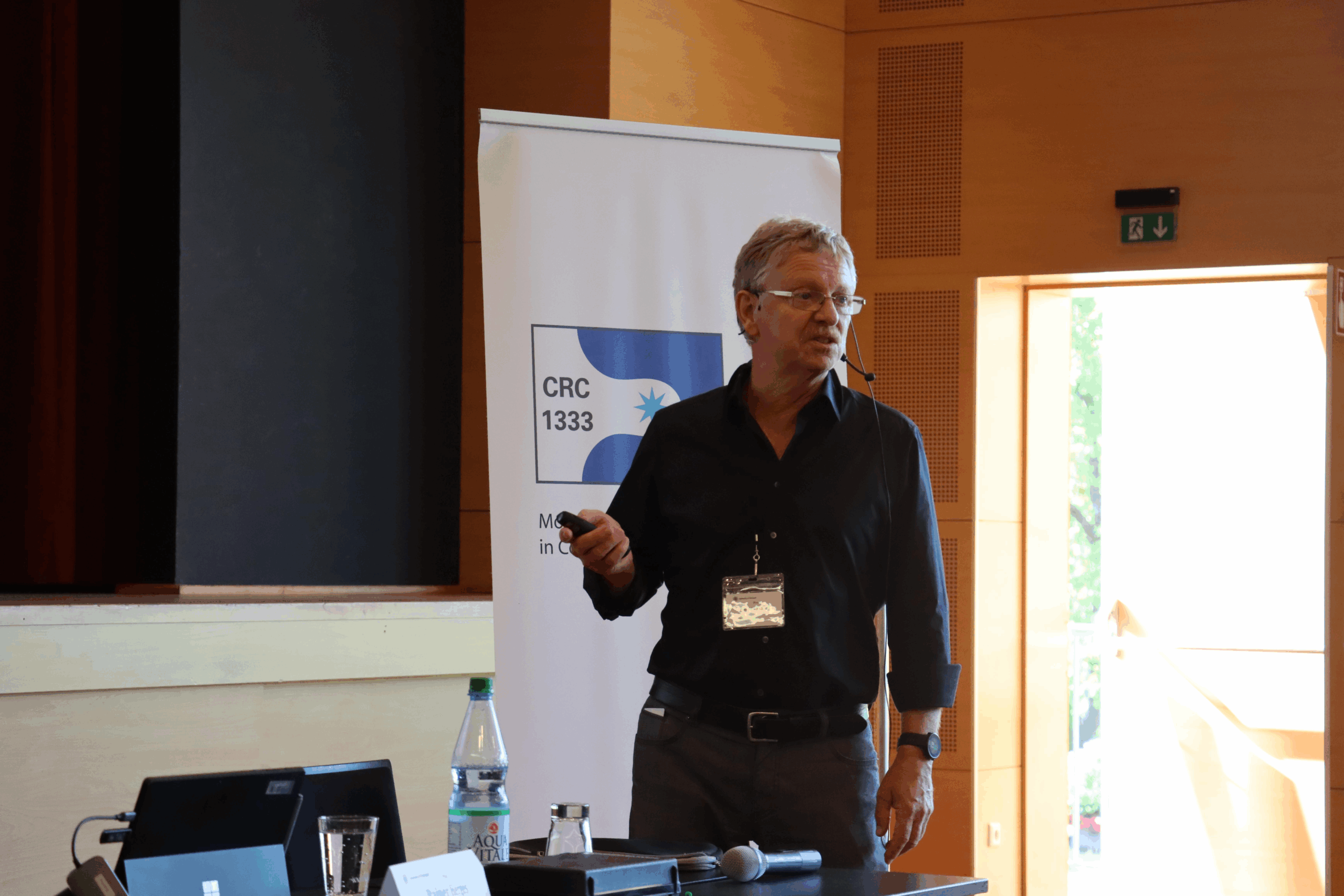 Rainer Herges during the 2023 Status Seminar