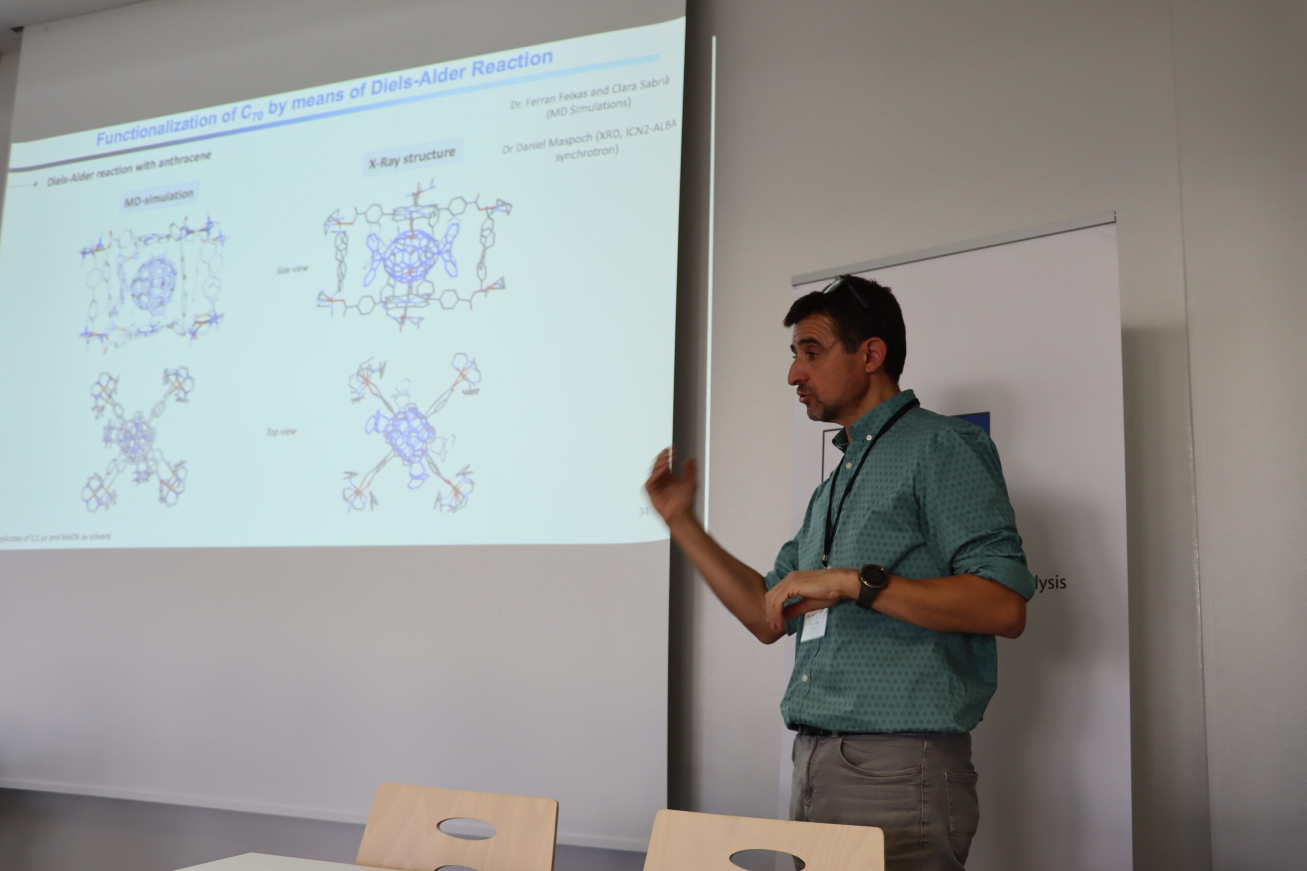 Prof. Xavi Riba during the 2024 CRC 1333 Summer School