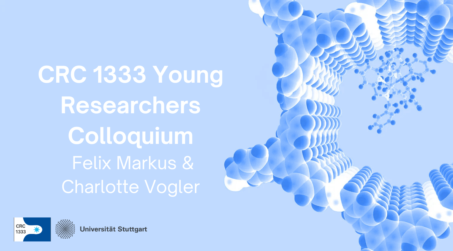 CRC Young Researchers Colloquium - Felix Markus Charlotte Vogler