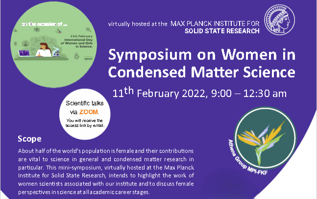 Symposium on Women in Condensed Matter Science