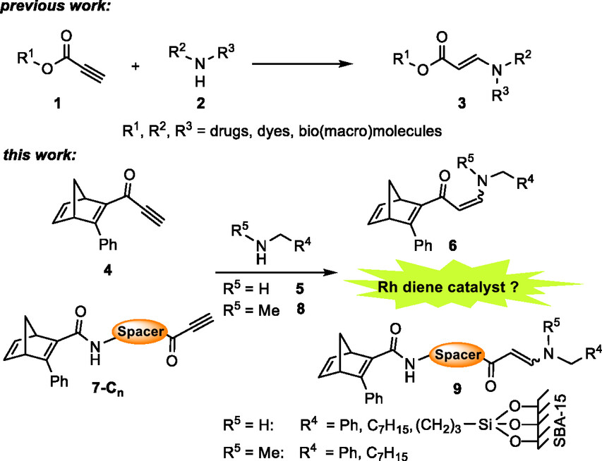 Development of a Copper-Free Click Reaction for Asymmetric Rh Diene Catalysis Under Confinement