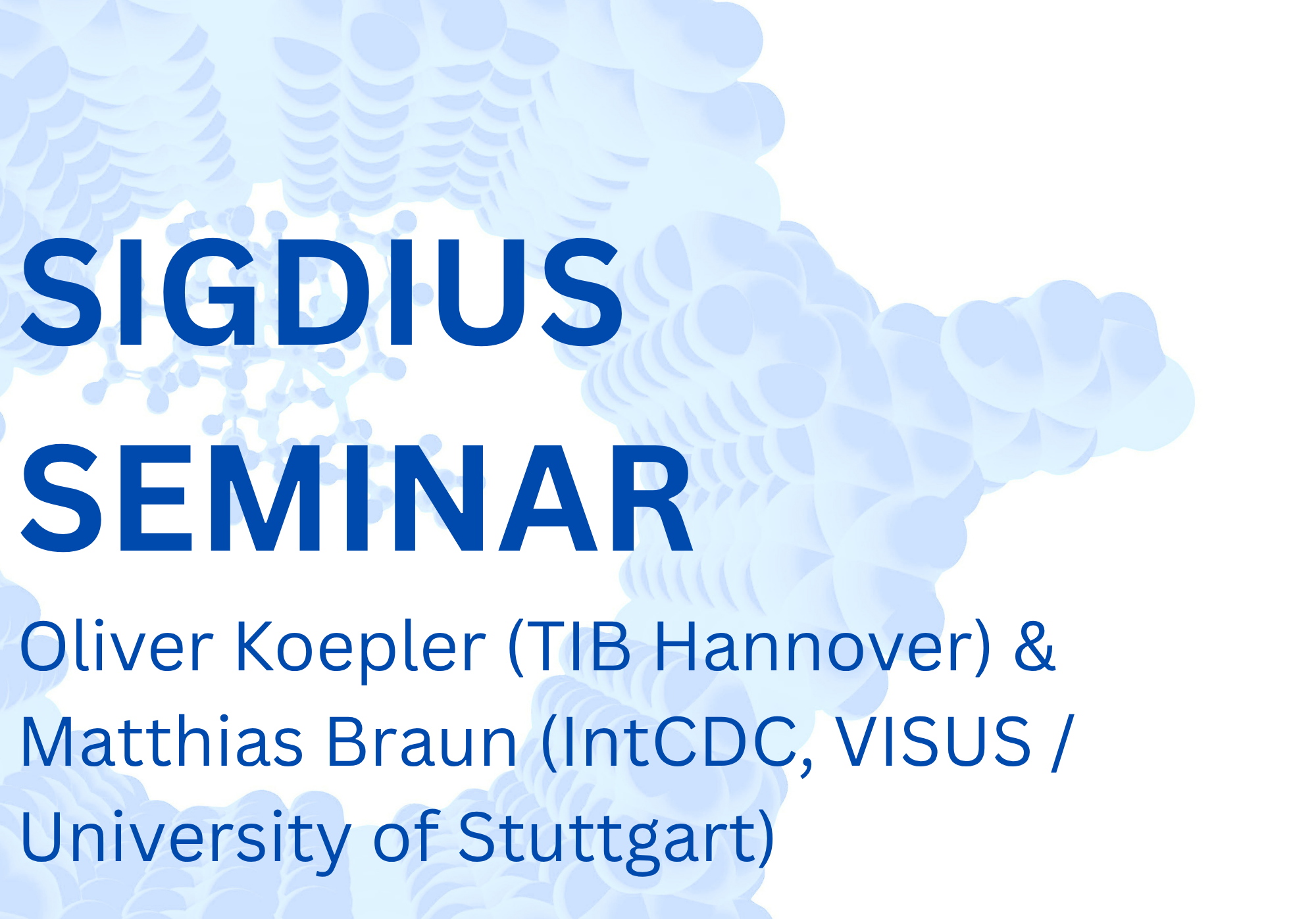 SIGDIUS Seminar