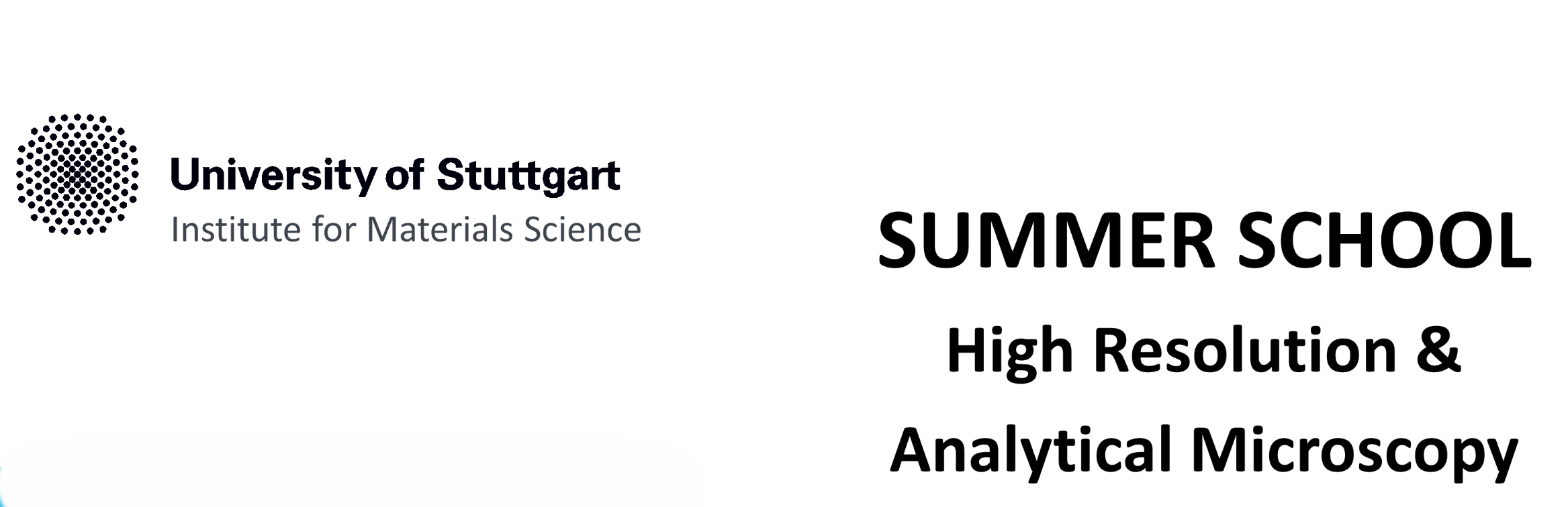Summer School- “High Resolution & Analytical Microscopy”