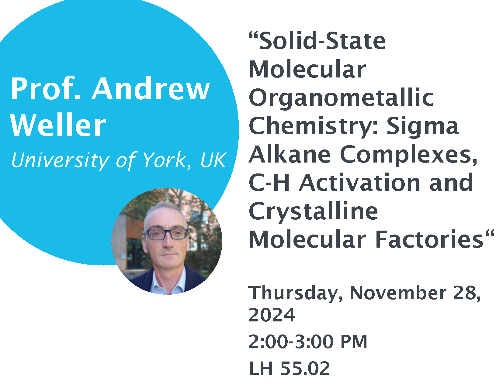 CRC 1333 Colloquium Andrew Weller