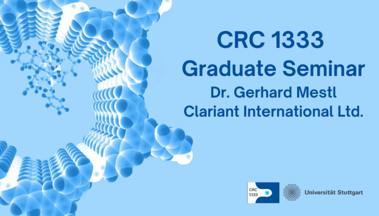 CRC 1333 Graduate Seminar- Dr. Gerhard Mestl