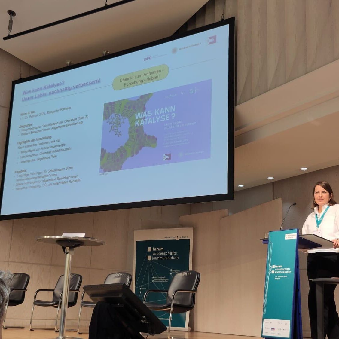 Yasemin Polikar at the Forum Wissenschaftskommunikation