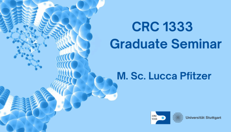CRC 1333 Graduate Seminar — M. Sc. Lucca Pfitzer