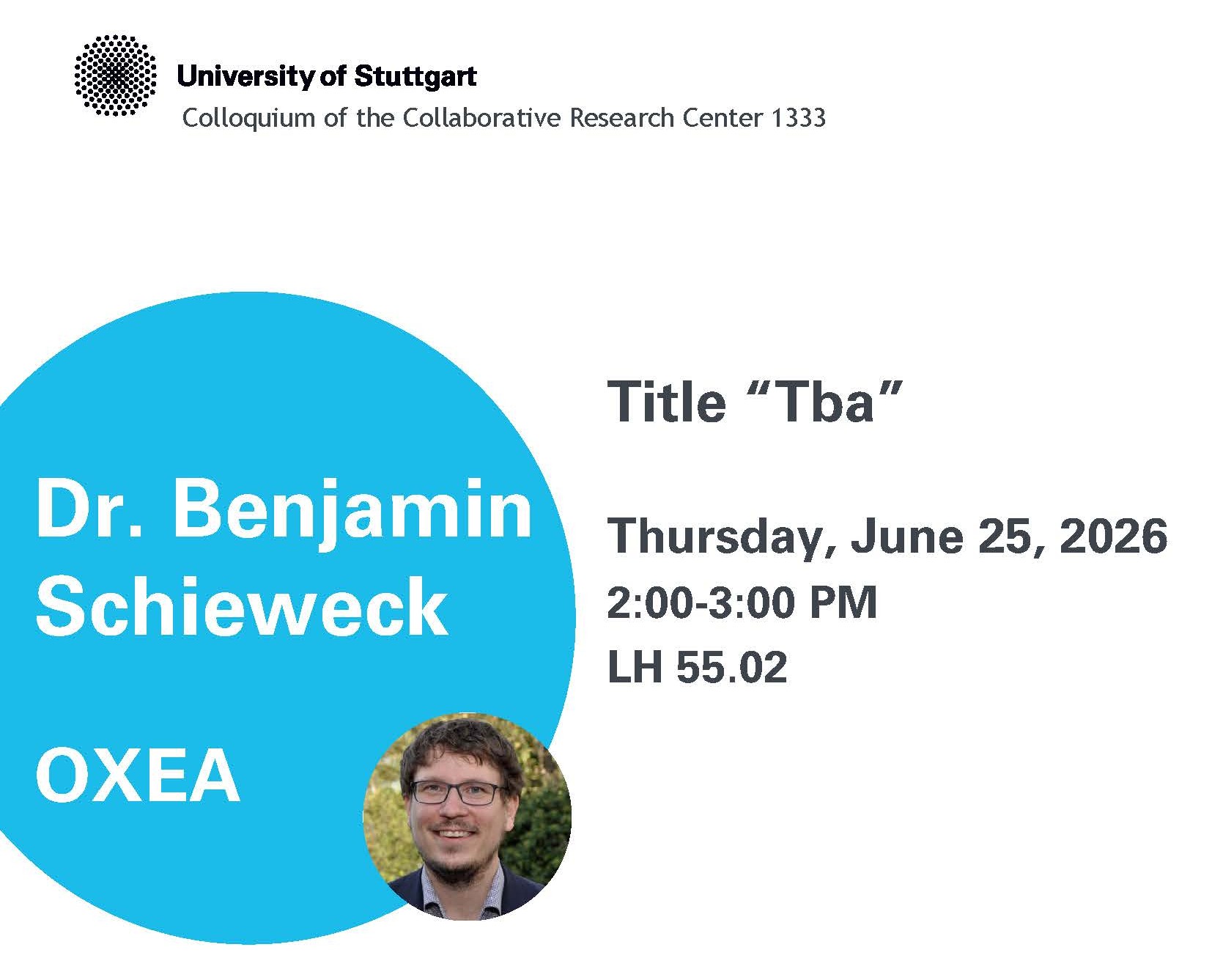 CRC 1333 Colloquium Schieweck