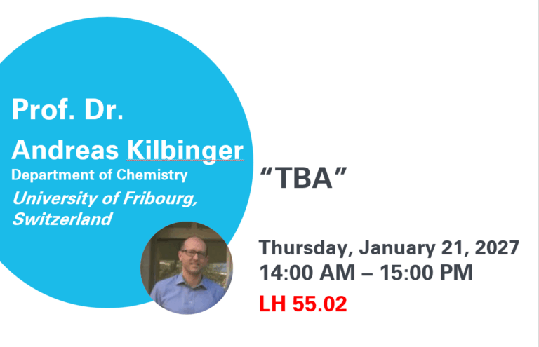 CRC 1333 Colloquium: Prof. Dr. Andreas Kilbinger