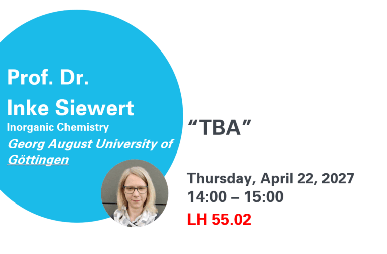 CRC 1333 Colloquium: Prof. Dr. Inke Siewert