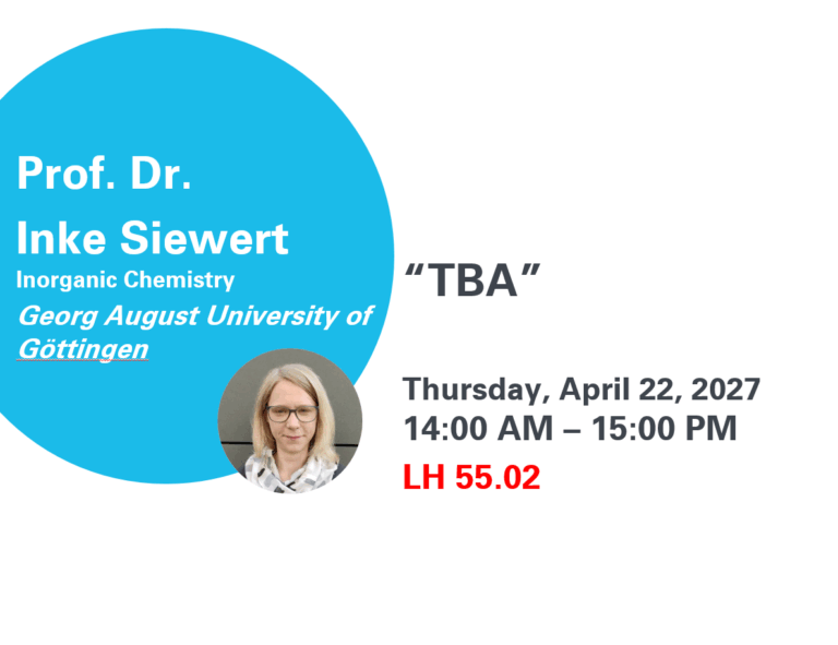 CRC 1333 Colloquium: Prof. Dr. Inke Siewert