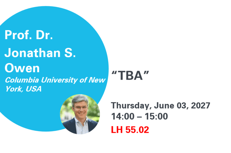 CRC 1333 Colloquium: Prof. Dr. Jonathan S. Owen